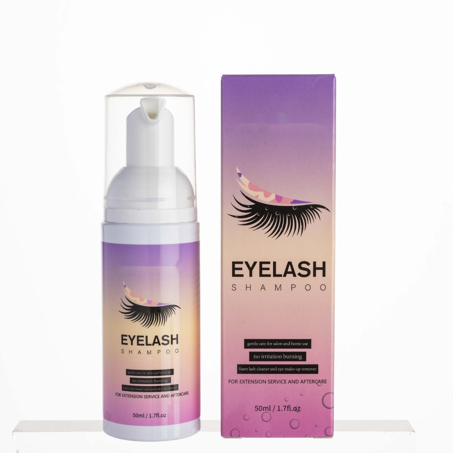 Wholesale Moisturizing Eyelash Shampoo, Makeup Removing Eyelash Cleansing Mousse 414