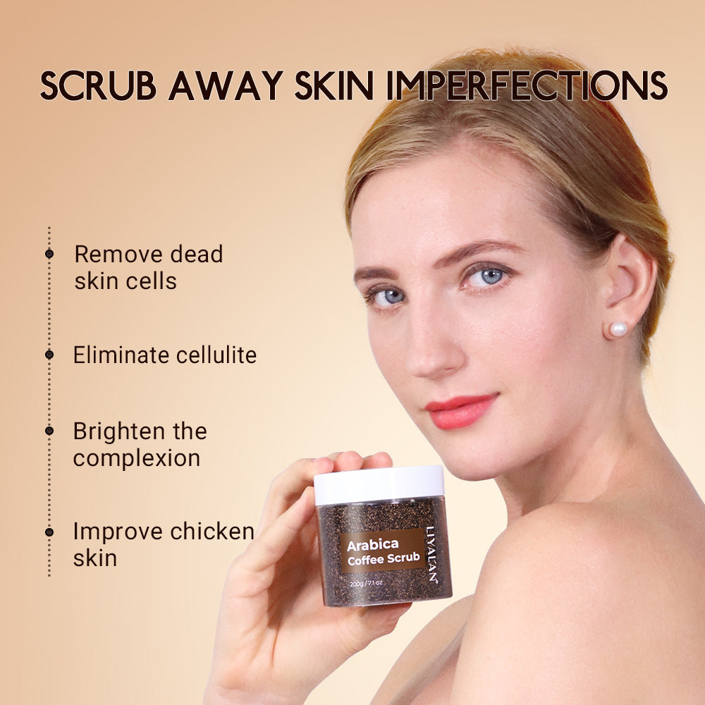 OEM Coffee Scrub, Deep Cleansing, Exfoliating, Brightening and Smoothing Skin, Body Scrub Manufacturer 157