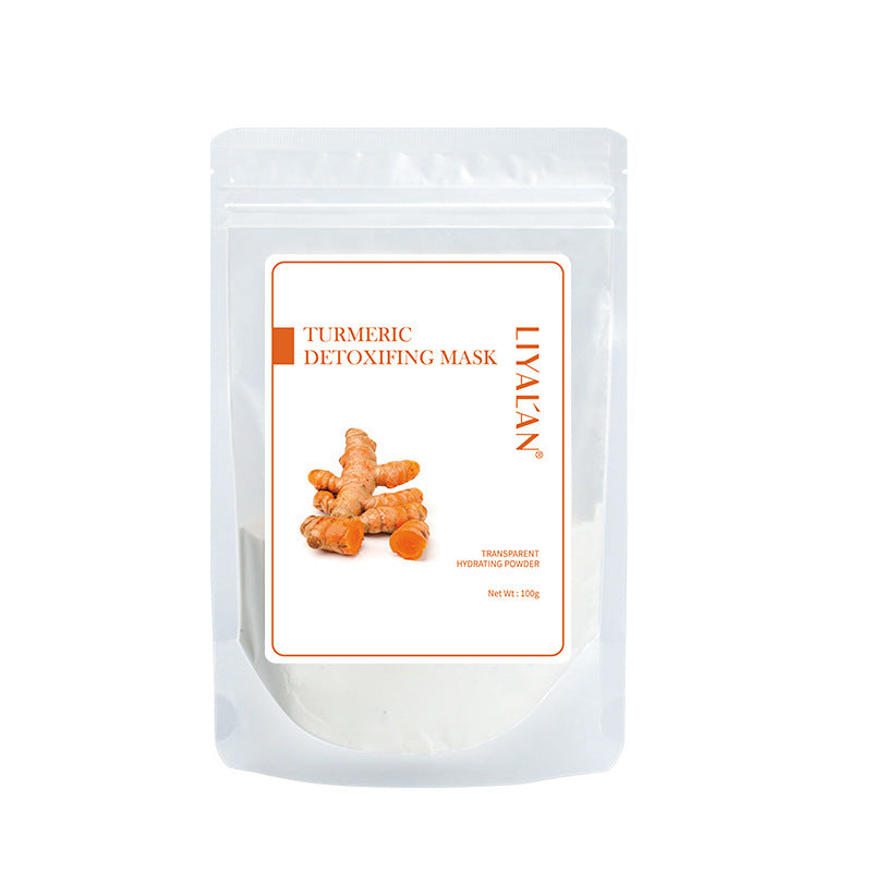 OEM Turmeric Detoxifing Facial Mask Powder, Hydrating Soft Mask Powder, Spa Beauty DIY Jelly Mask 136