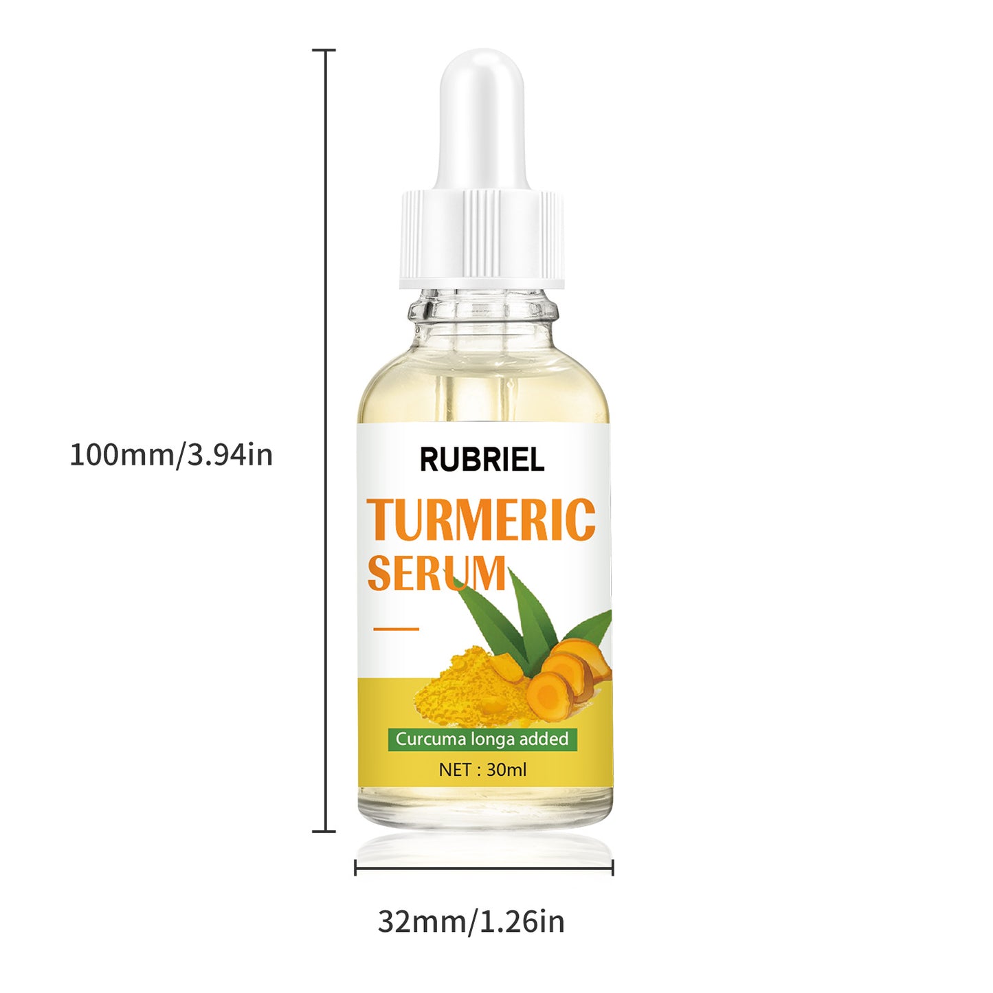 Wholesale Private Label Customized Turmeric Essence, Improve Dullness, Repair Skin, Ginger Serum Essential Oil 360