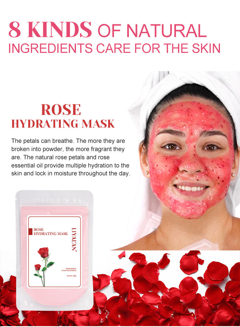 Wholesale Rose Hydrating Mask Powder, Hydrating Soft Mask Powder, Spa Beauty DIY Jelly Mask 131
