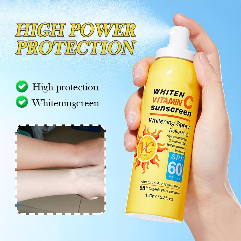 Wholesale Vitamin C Sunscreen and Whitening Spray, Isolation Sunscreen Spray Manufacturer 478