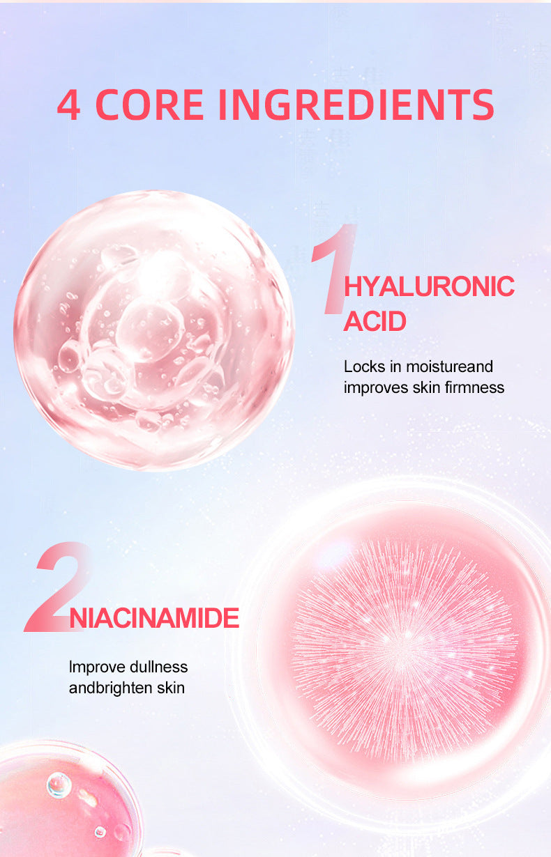 OEM Customized 4 In 1 Facial Essence, Hyaluronic Acid, Niacinamide, Vitamin C, Vitamin E Serum 277