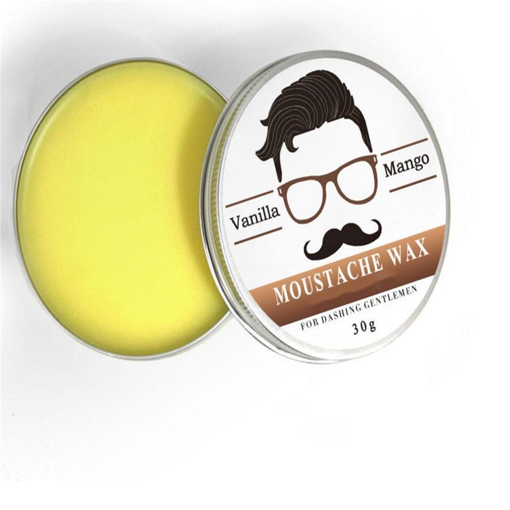 Wholesale Vanilla Mango Beard Wax, Shaving Cream, Gentle and Moisturizing, OEM Moustache Wax Manufacturer 415