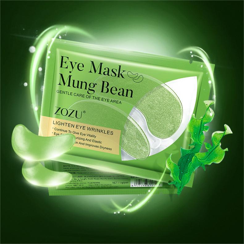 Wholesale Mung Bean Lighten Eye Wrinkles, Gentle Care Moisturizing Crystal Eye Mask Factory 515