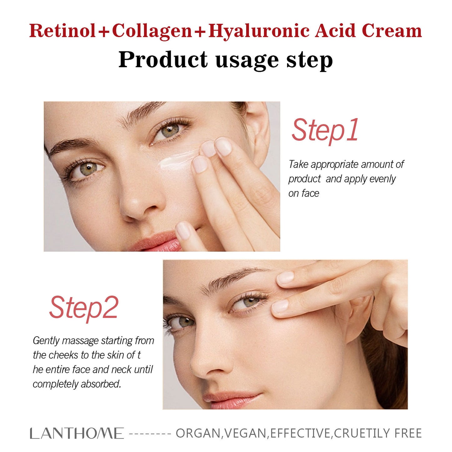 Wholesale Collagen Retinol Face Cream, Anti Wrinkle and Firming Skin, Moisturizing, Hyaluronic Acid Repair Face Cream 403