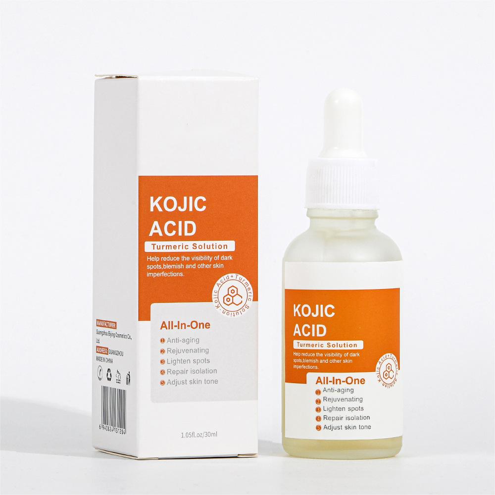 OEM Wholesale Kojic Acid Turmeric Serum, Whitening Skin, Anti-Acne, Facial Essence 276