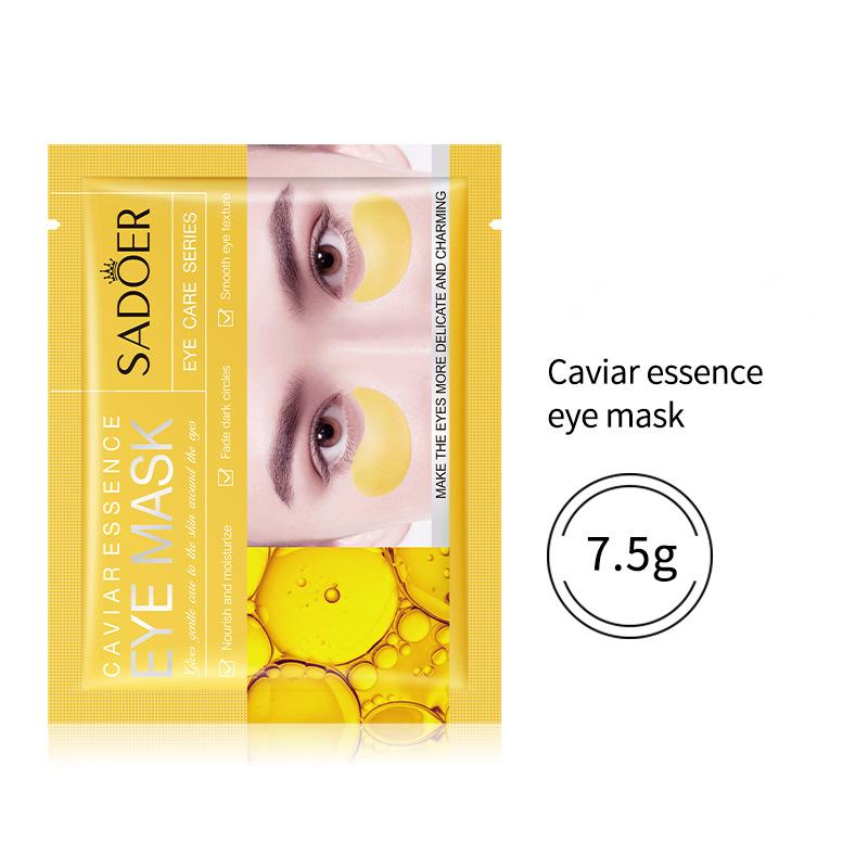 Wholesale Caviar Essence Nourish and Moisturize Eye Mask, Fade Dark Circle Eye Masks 555