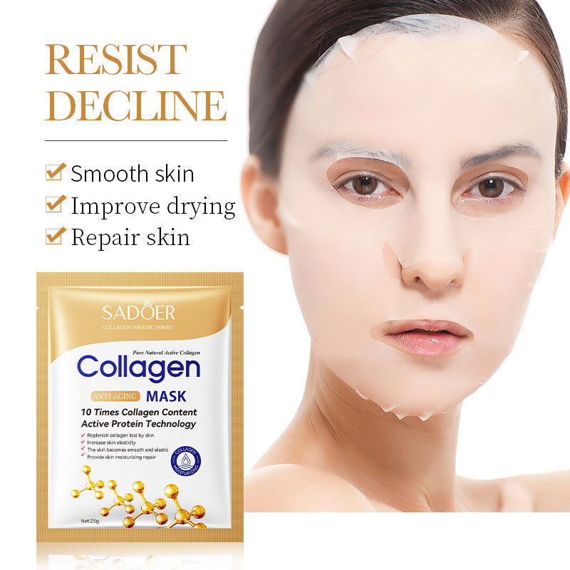 Wholesale Collagen Anti Wrinkle Facial Mask, Moisturizes, Tightens, Brightening Skin Mask 504