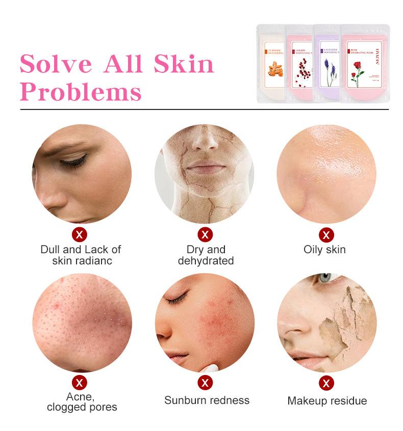 Wholesale Rose Hydrating Mask Powder, Hydrating Soft Mask Powder, Spa Beauty DIY Jelly Mask 131