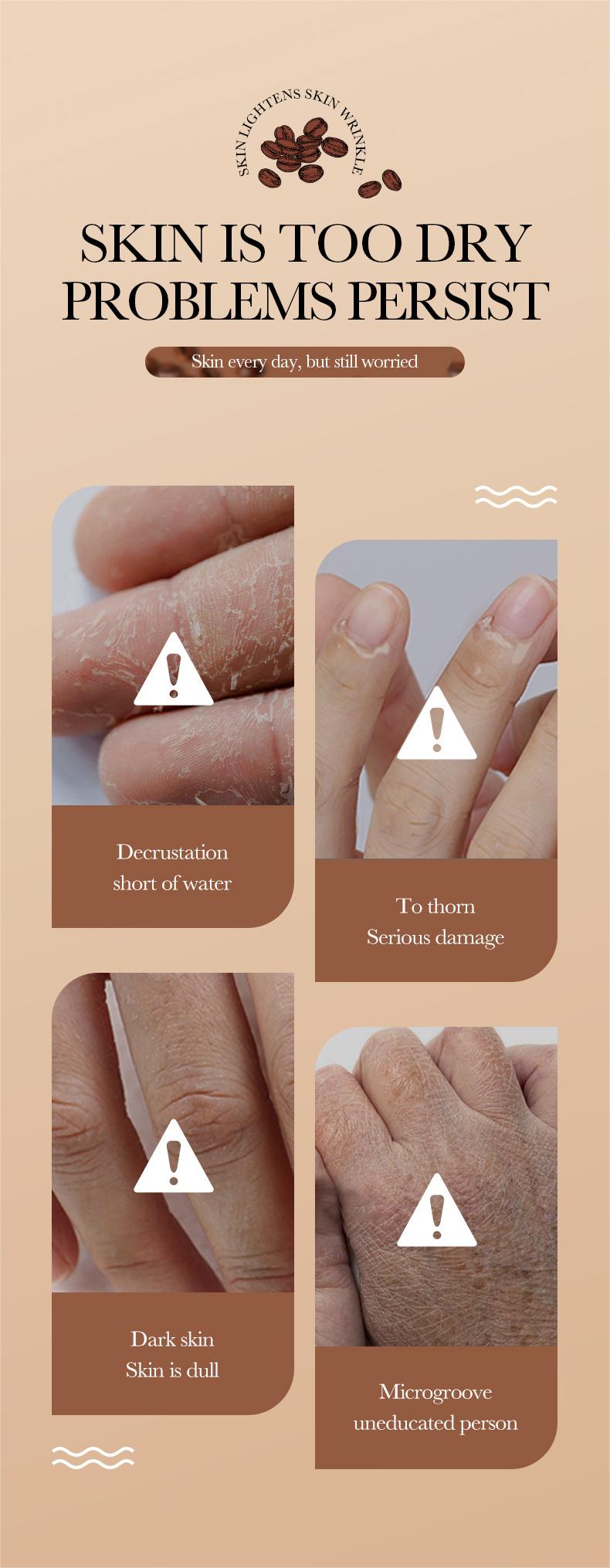 Wholesale Coffee Hand Cream, Moisturizing andd Anti cracking, Hydrating Hand Cream Manufacturer 453