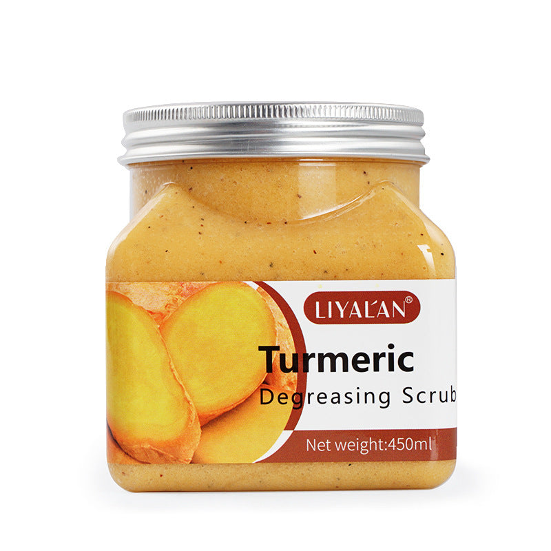 OEM Custom Turmeric Bath Salt Scrub, Deep Cleansing, Exfoliation, Fruit Body Scrub 114