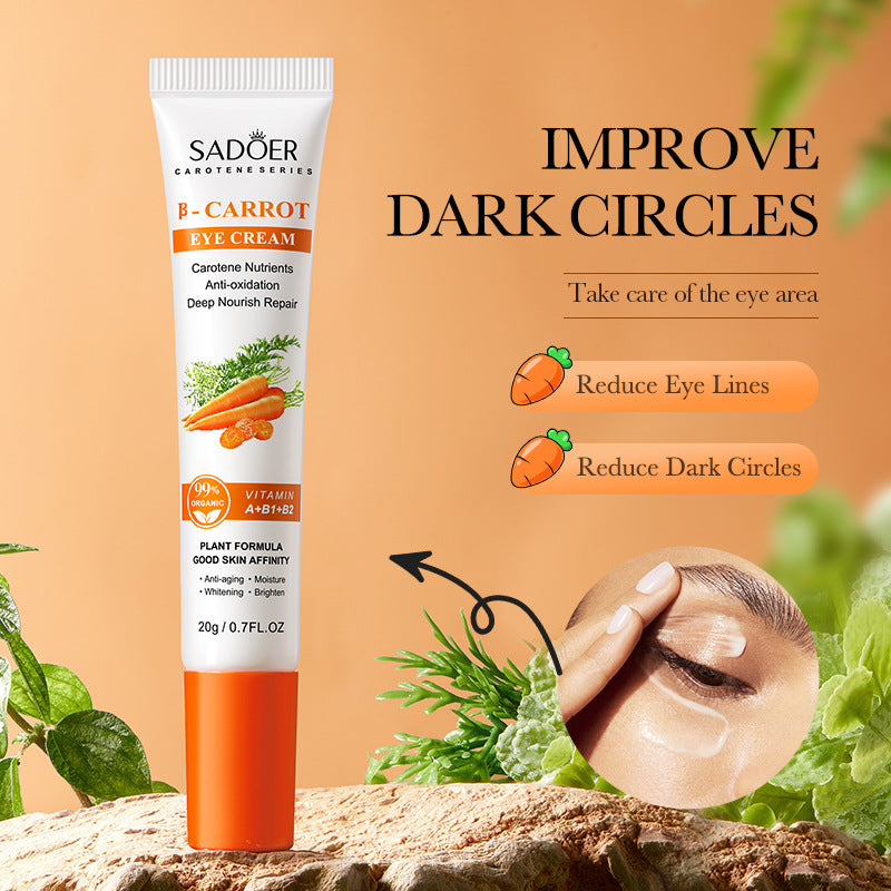 Wholesale Carrot Eye Cream, Customized Improve Dryness, Moisturizing Eye Cream Factory 521