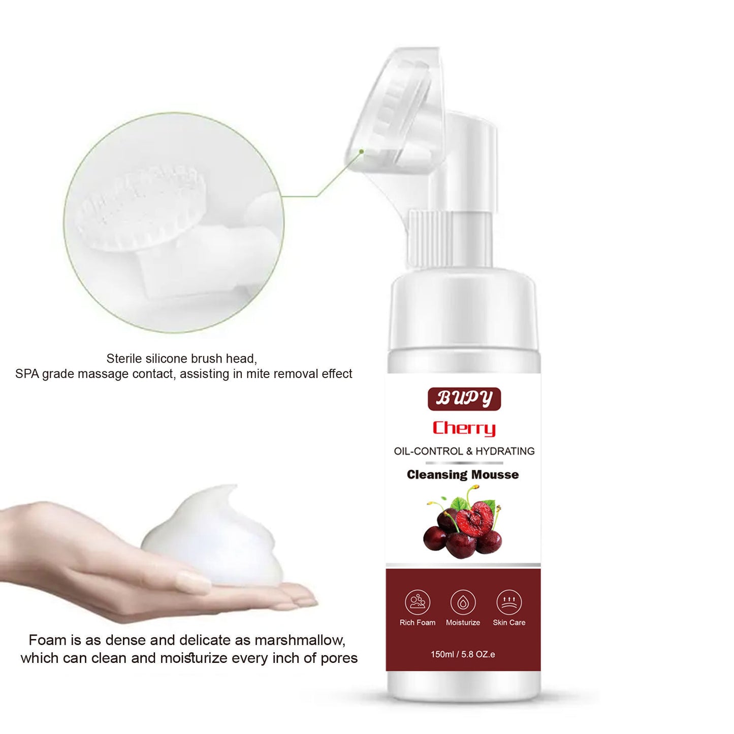 Wholesale Chelizi Cleansing Mousse, Sensitive Skin, Men and Women, Deep Cleansing Facial Cleanser 326