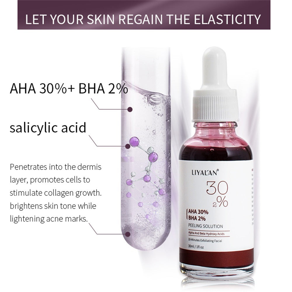 OEM Customized AHA/ BHA Essence, Cleans Pores, Softens Cuticles, Repairs Facial Acne Skin, Fruit acid Serum 150