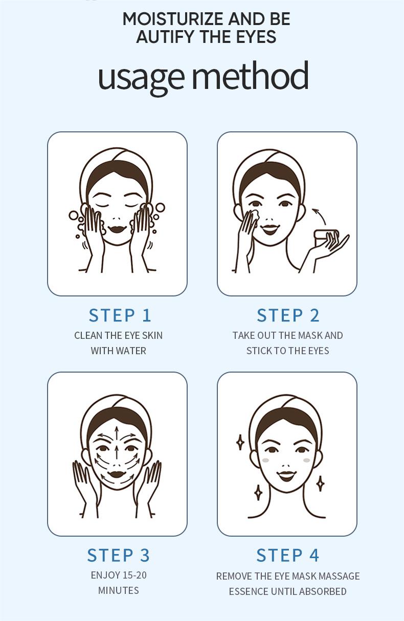 Wholesale Gold Moisturizing Eye Mask, Dilute Eye Lines and Eye Bags, Improve Fine Lines Eye Patches 511