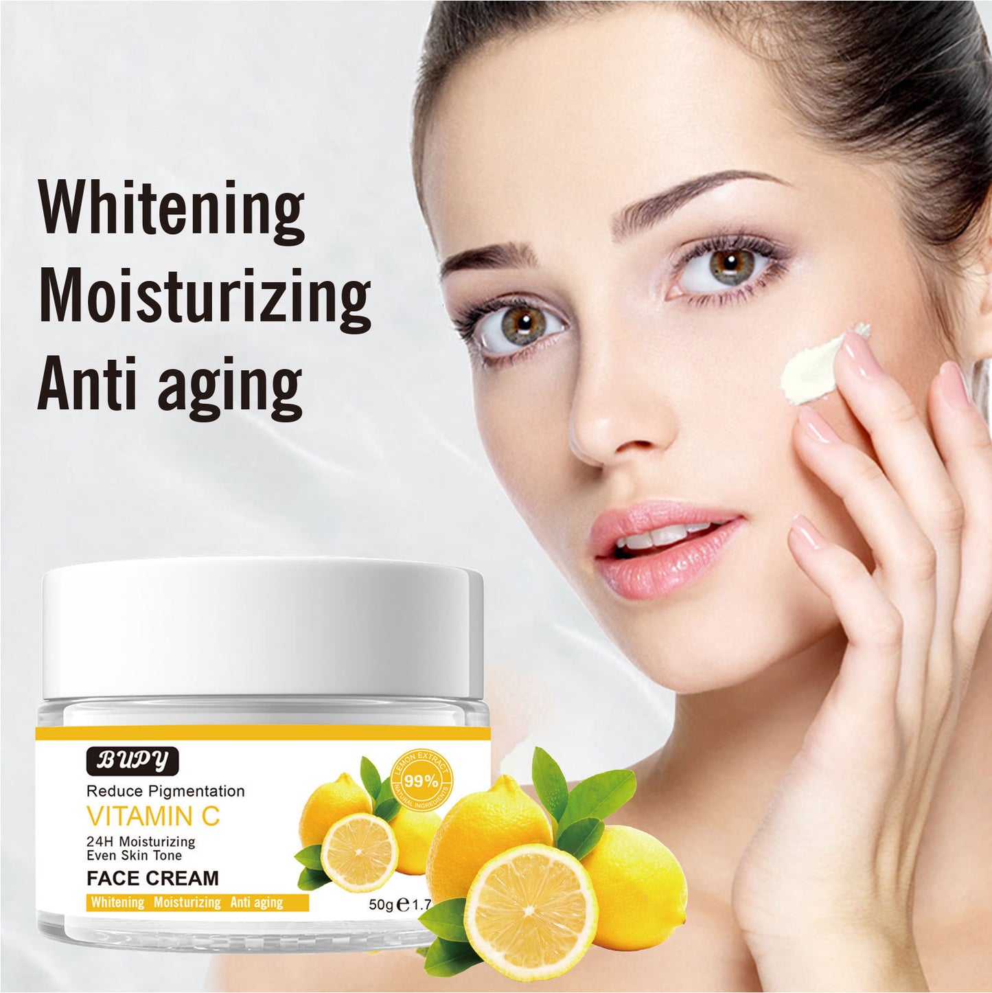 OEM Wholesale Vitamin C Face Cream, Fade Wrinkles, Tighten Skin, Moisturize, Whitening and Brighten VC Cream 320