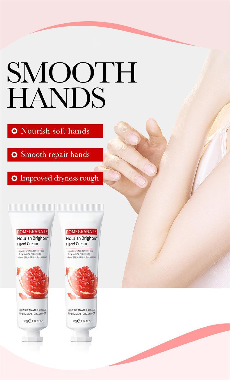 Red Pomegranate Whitening Hand Cream, Moisturizing, Hydrating, Anti Cracking Hand Cream OEM Customization 452