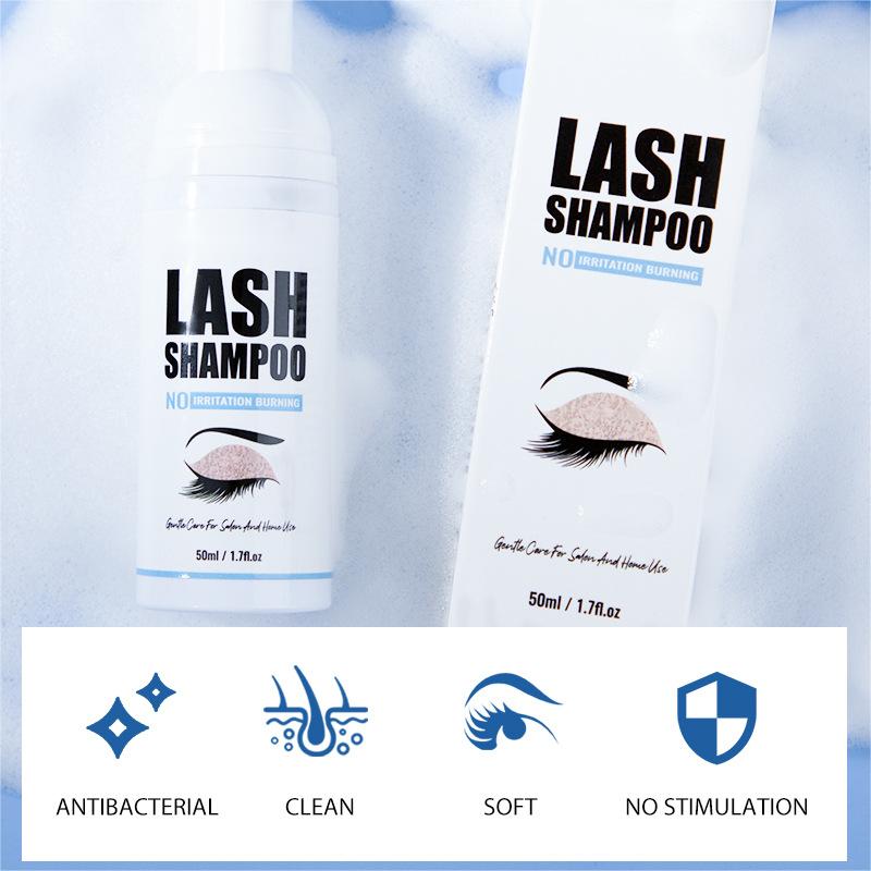 Wholesale Eyelash Cleaner, OEM Cusotmized Eyelash Shampoo, Makeup Remover Foam Cleaning Mousse 413