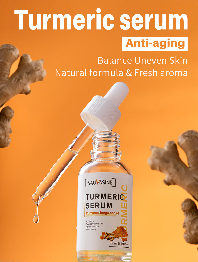 OEM Private Label 30ML Turmeric Serum, Moisturizes, Fades Acne Marks, Fine Lines, Anti-aging Facial Essence 354