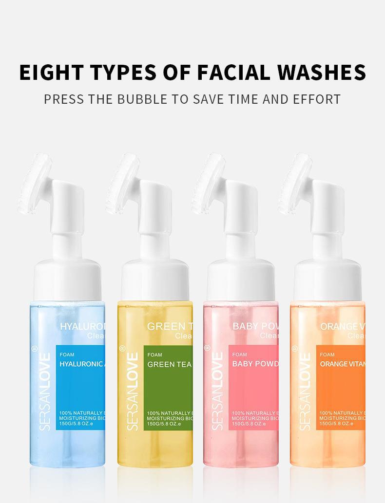 OEM & ODM Face Cleanser, Real Fresh Foam, Baby Powder Cleansing Mousse Manufacturer 335