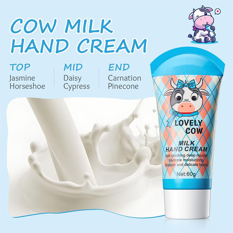 Wholesale 60g Milk Hand Cream, Deep Nourish Moisturizing and Hydration Hand Cream Supplier 459