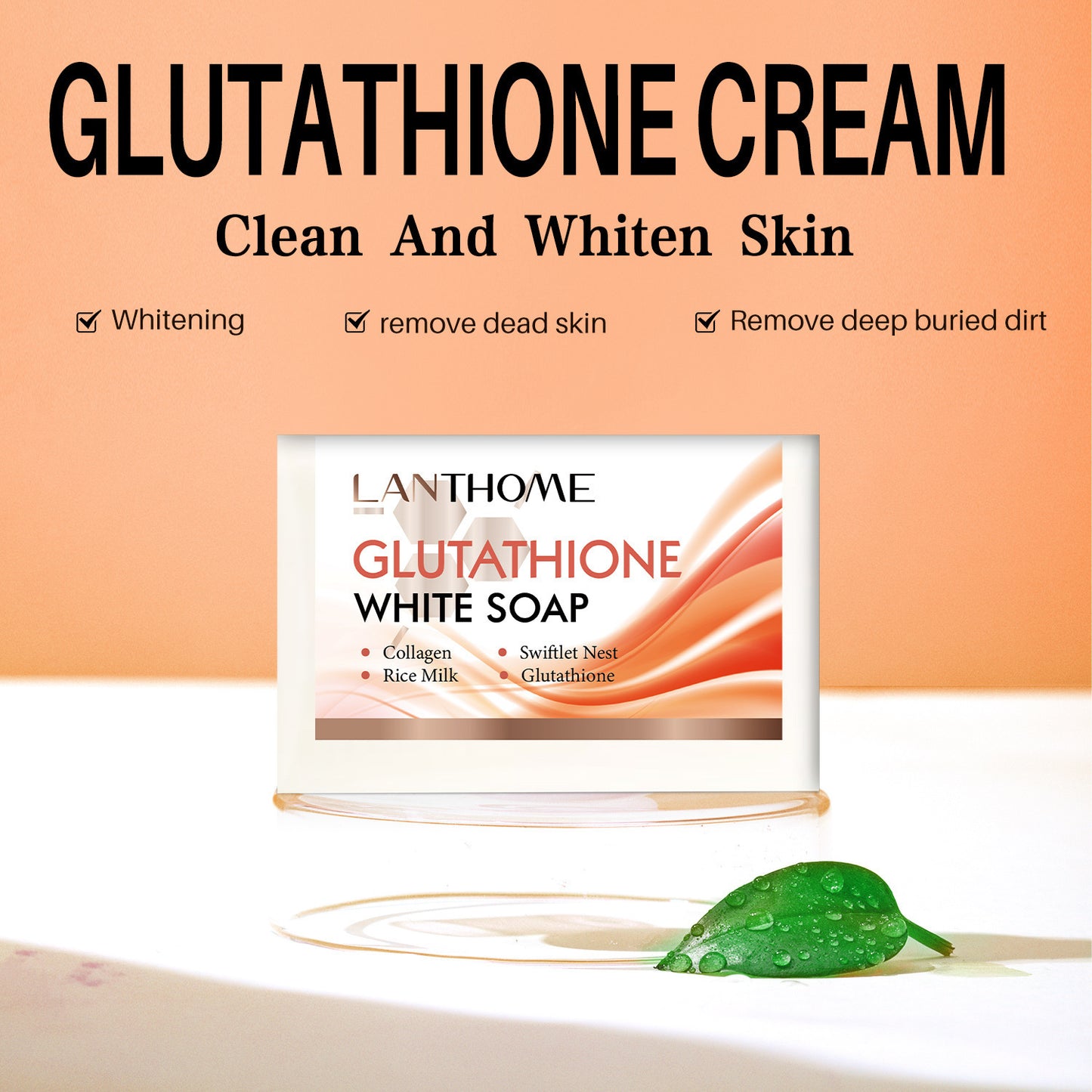 Wholesale Glutathione Collagen Soap, Handmade Essential Oil Soap, Cleansing Soap 385