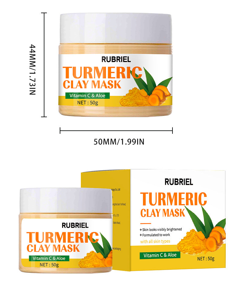 Private Label Customized Turmeric Clay Mask, Ginger Repair Mask, Hydrating and Nourishing, Cleansing and Brightening 359