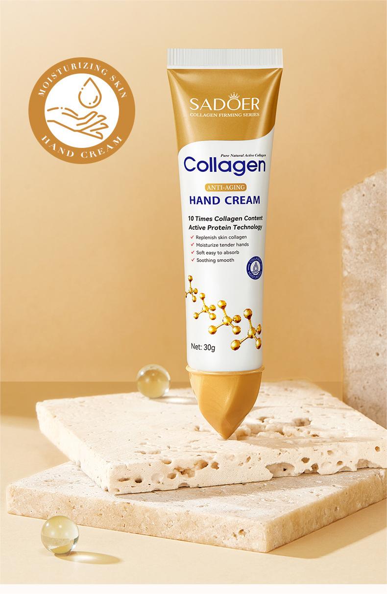 Wholesale Collagen Anti Wrinkle and Whitening Hand Cream, Hydrating and Moisturized Hand Cream Factory 454