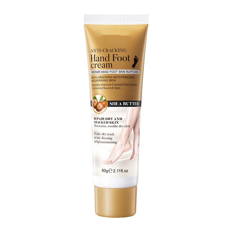 Wholesale 60g Shea Butter Anti Cracking Hand and Foot Cream for Amazon, OEM Moisturizing Hand Foot Cream 455