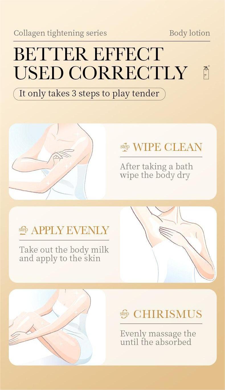 Wholesale Collagen Anti Wrinkle Body Lotion, Moisturizing, Hydrating and Nourishing Skin Lotion Manufacturer 474