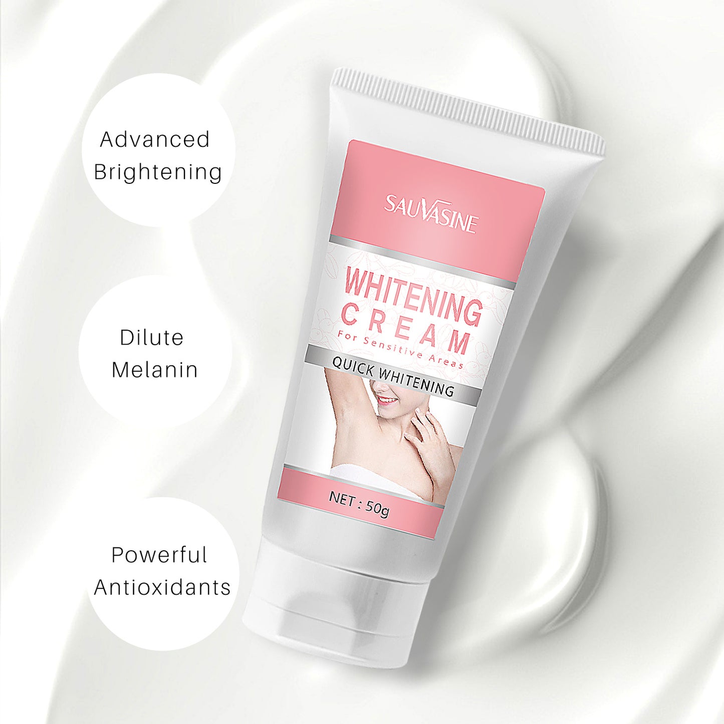 OEM Customized Private Label Underarm Darkening and Whitening Cream, Niacinamide Body Cream 380