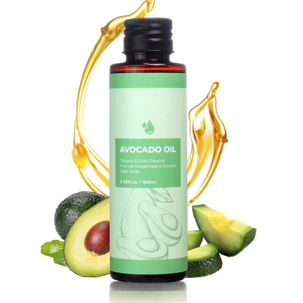 OEM Private Label Customized 100ML Pure Avocado Oil, Improve Roughness and Dryness, Natural Organic Basic Oil 216