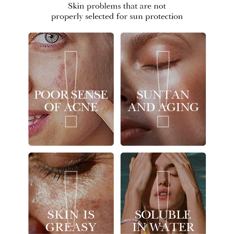 Wholesale Vitamin C Sunscreen and Whitening Cream, Isolation Sunscreen, Anti Sweat Supplier 477