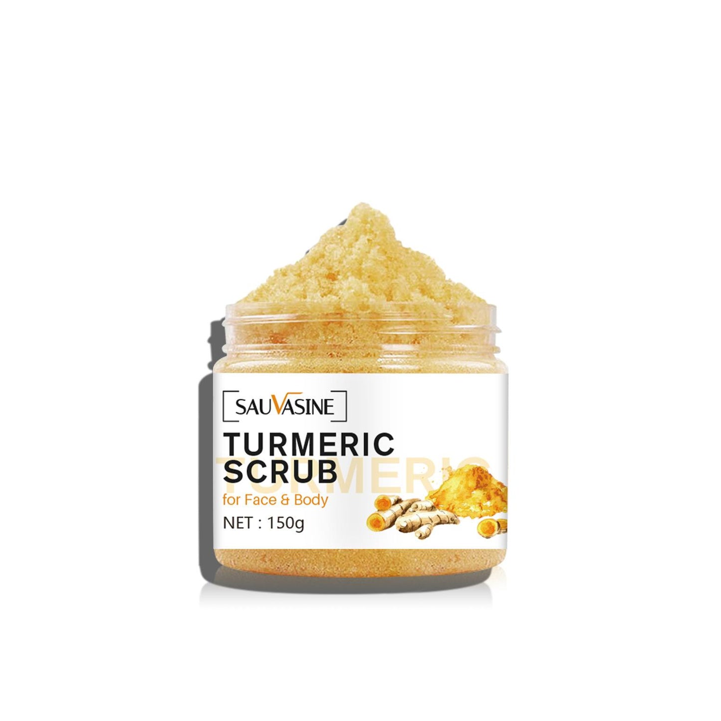 OEM Customized Turmeric Scrub, Deep Cleansing, Exfoliating, Brightening, Whitening Body Care Scrub 363