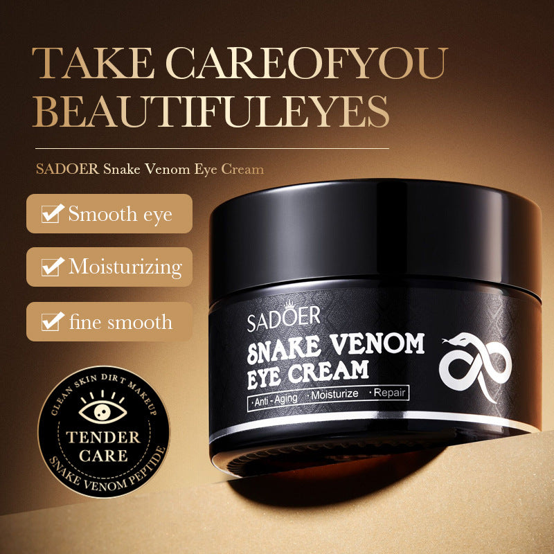 Wholesale OEM Snake Venom Eye Cream, Smoothen Eye Wrinkles, Firming Moisturize Eye Around Skin 539