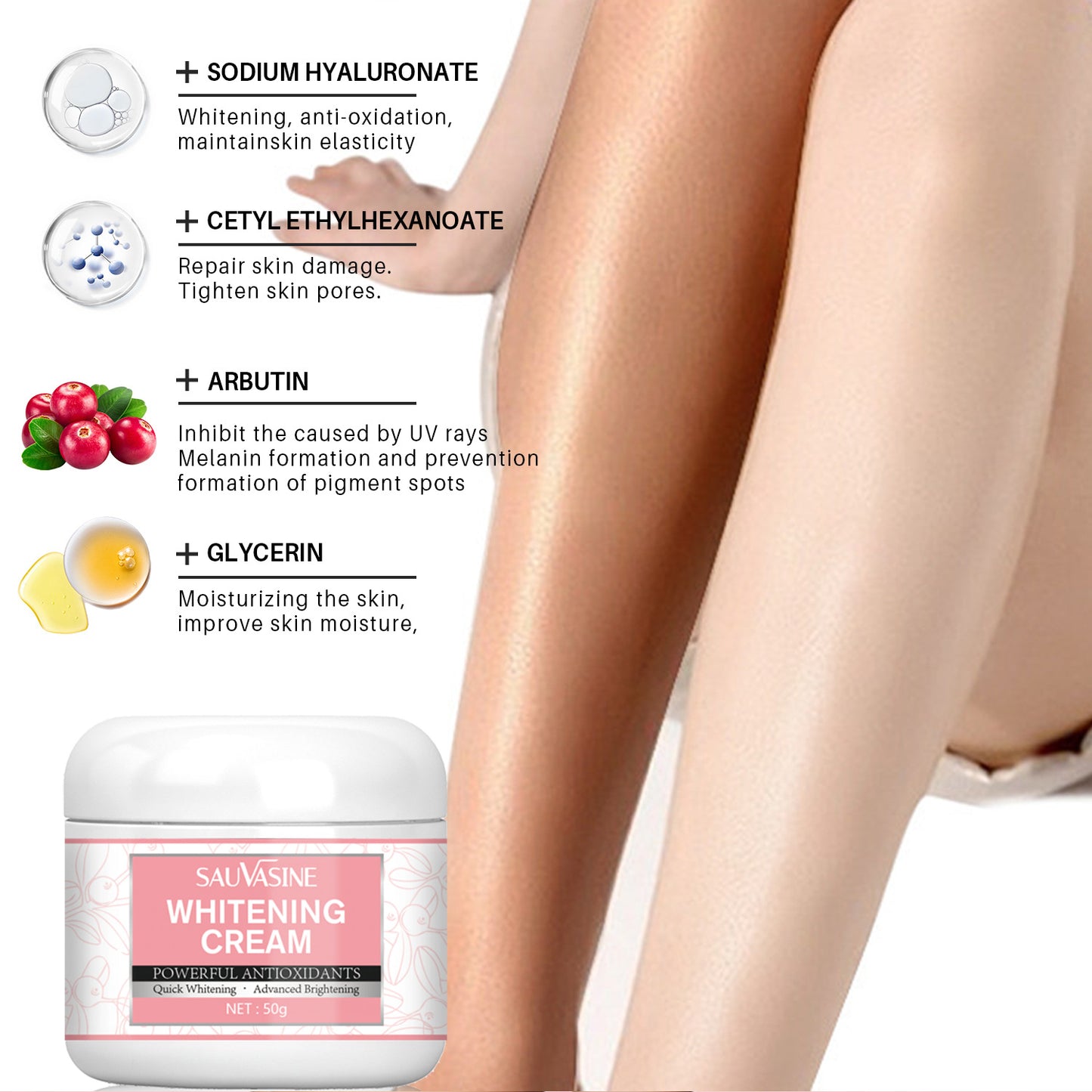 Wholesale Body Whitening Cream, Repair Black Pigmentation, Elbow and Foot Whitening Cream OEM Manufacturer 358