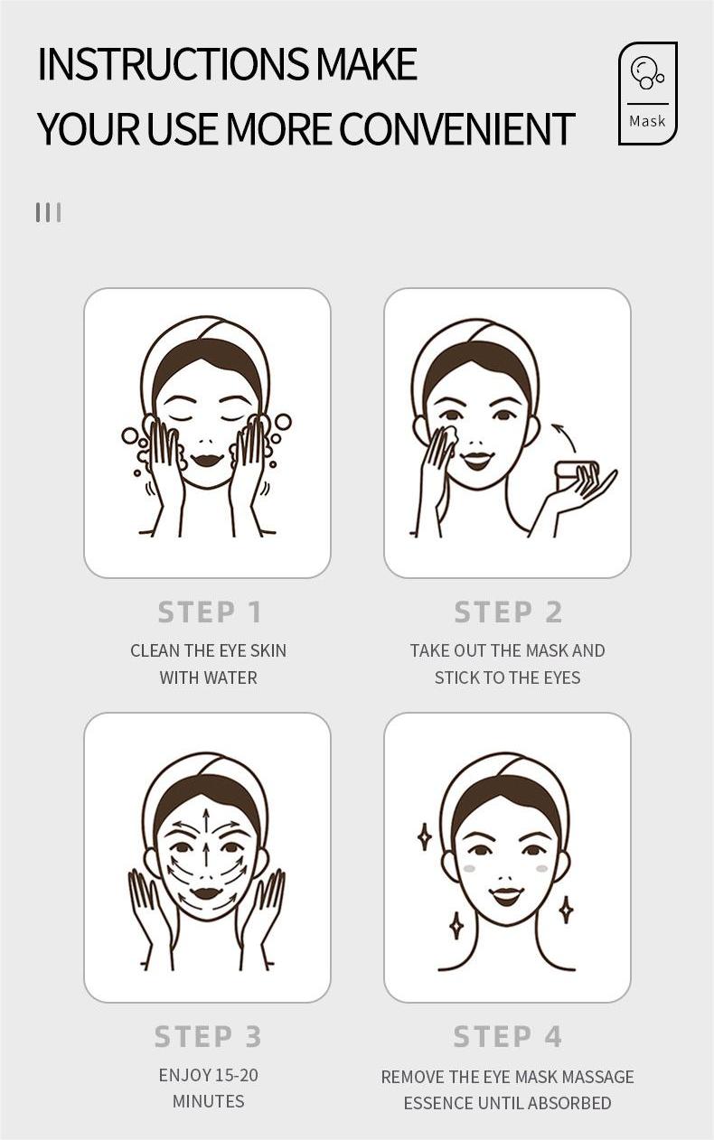 Wholesale Pearl Rejuvenating Soft Eye Mask, Fade Dark Circle Nourish Eye Masks Customization Factory 558
