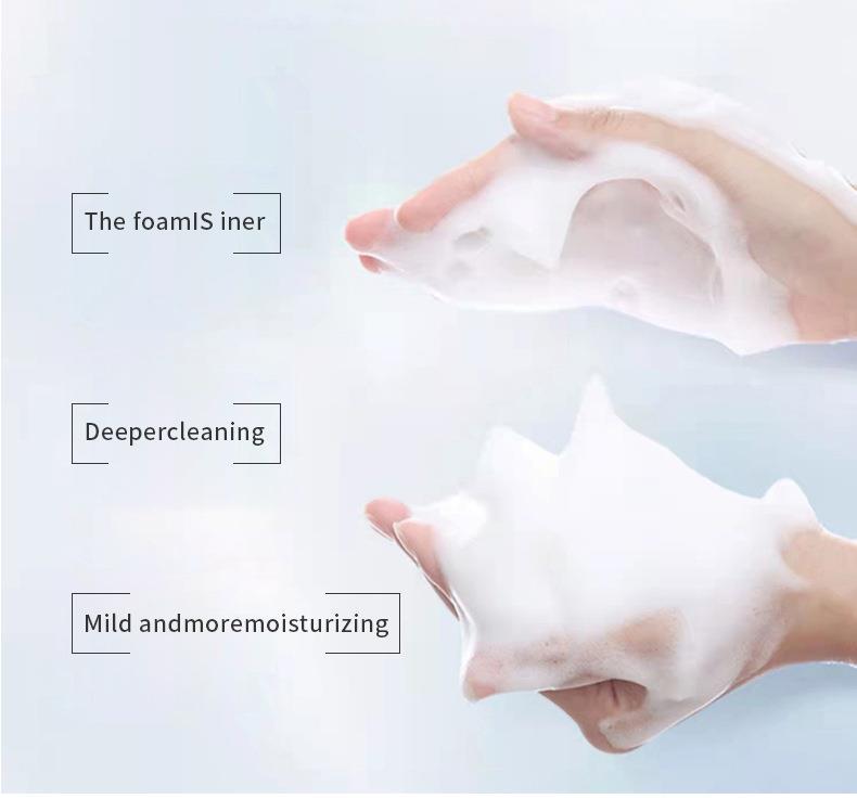 OEM & ODM Face Cleanser, Real Fresh Foam, Baby Powder Cleansing Mousse Manufacturer 335