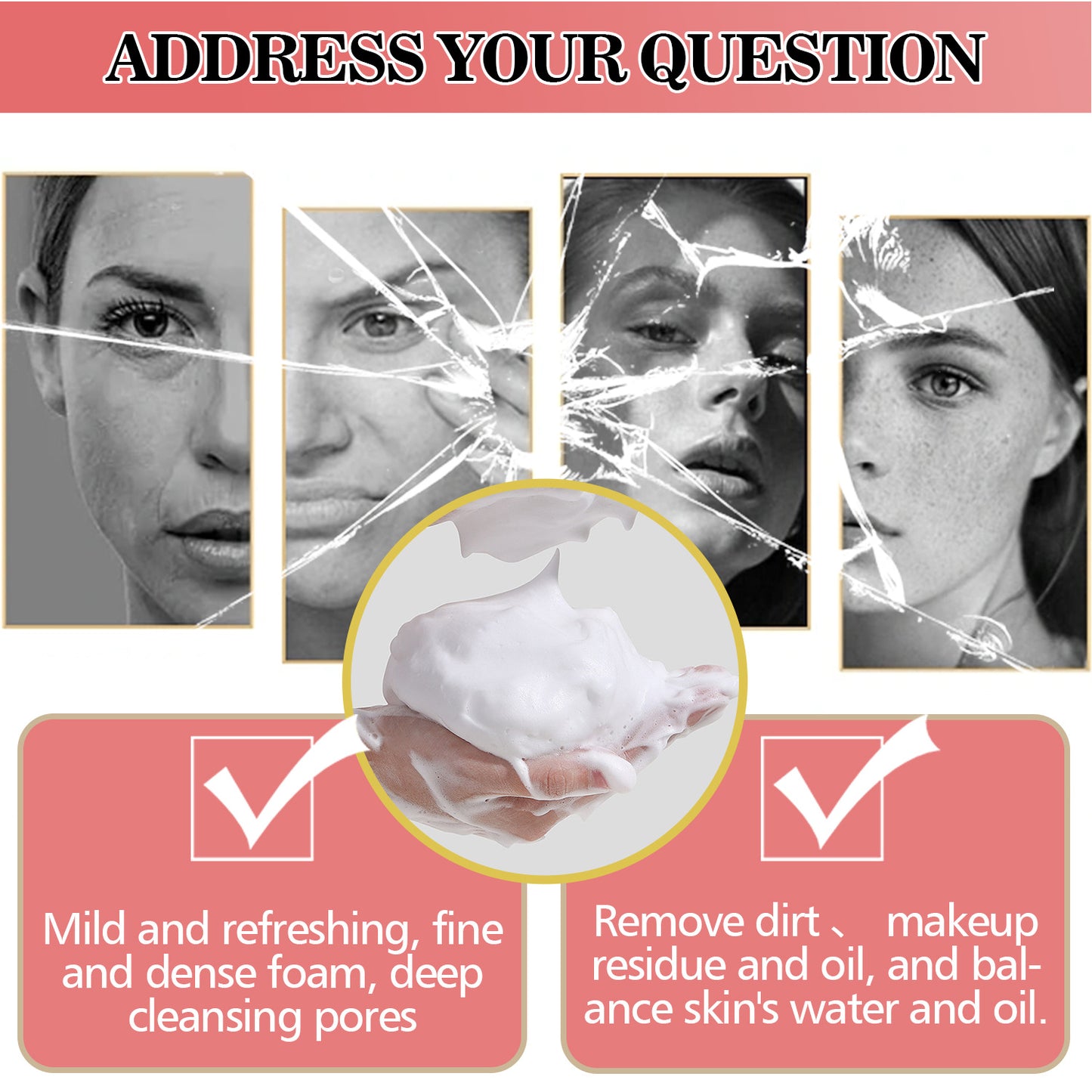 OEM Wholesale Kojic Acid Facial Cleanser, Acne Cleansing Treatment, Pore Shrinking Facial Cleansing 379