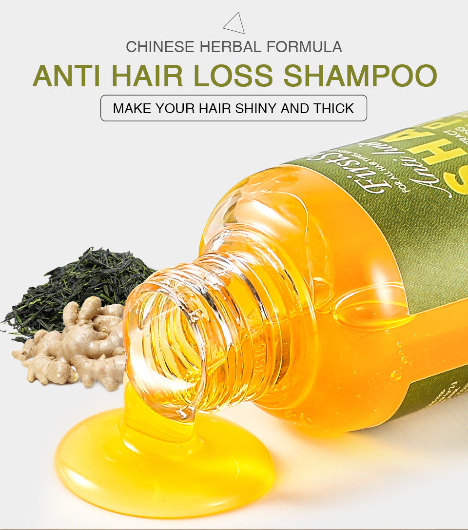 Private Label Ginger Shampoo, Smooth and Refreshing, Ginger Juice Hair Growth Shampoo 411