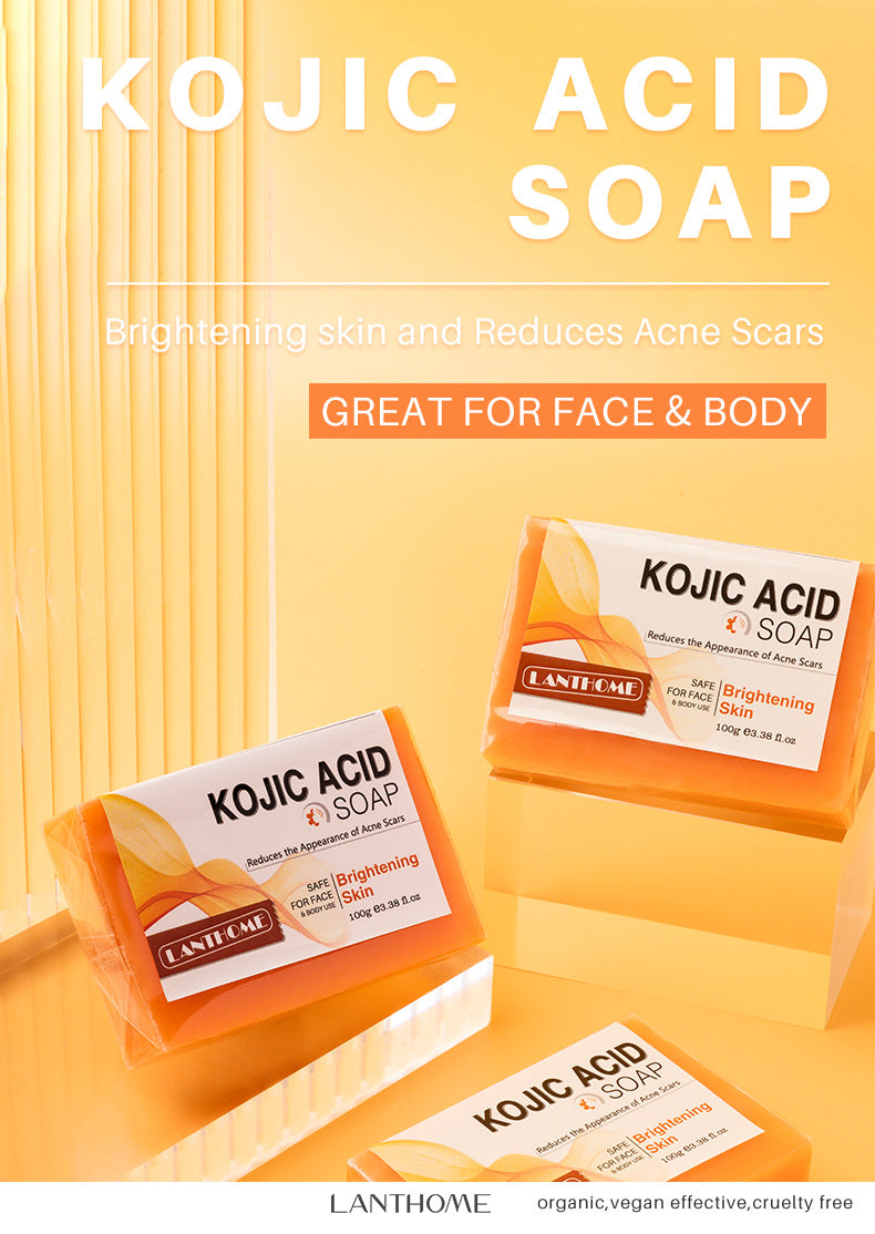 Wholesale Kojic Acid Soap, Reduce Ance Scars, Brightening Skin Cleansing Soap OEM Customization 386