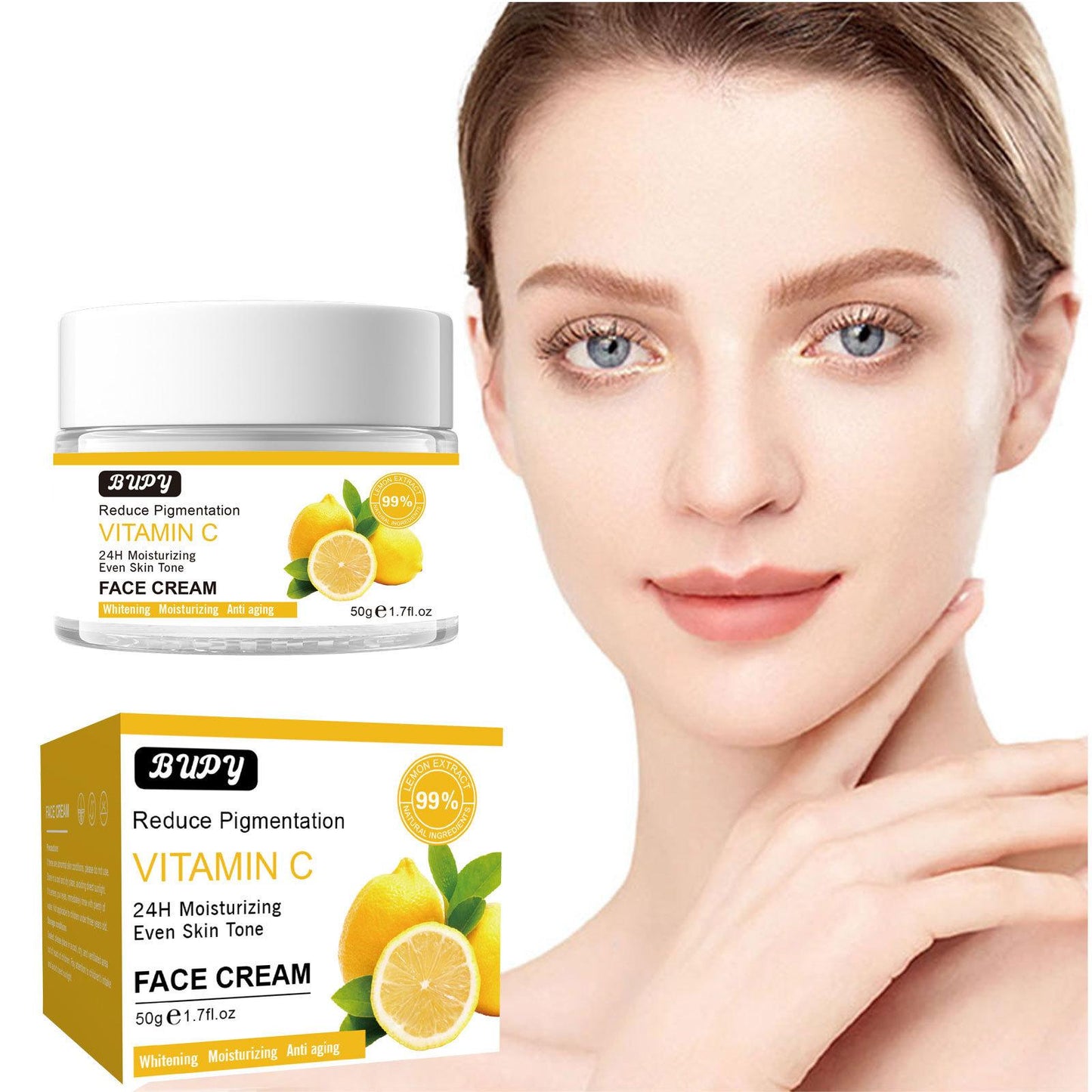 OEM Wholesale Vitamin C Face Cream, Fade Wrinkles, Tighten Skin, Moisturize, Whitening and Brighten VC Cream 320