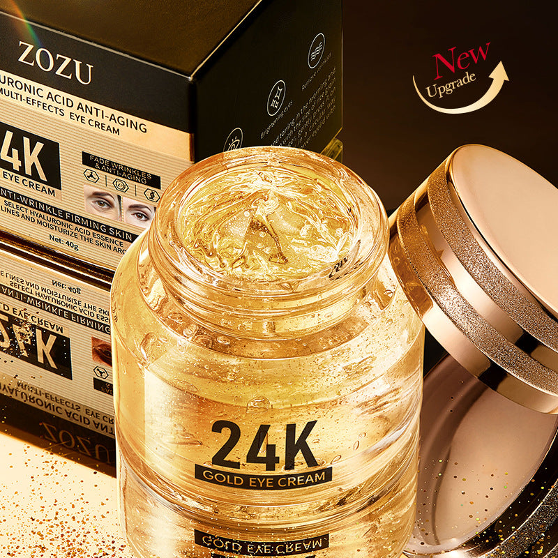 Wholesale 24K Gold Hyaluronic Acid Anti-Wrinkle Multi-Effect Eye Cream Moisturizing and Caring Eye Cream 527