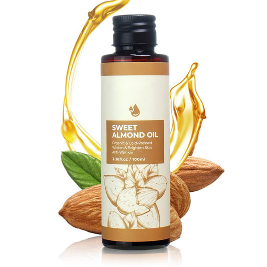 OEM Private 100ML Almond Oil, Nourishing Hair and Body Massage Oil, Whitening Brightening Skin, Anti Wrinkle Basic Oil 210