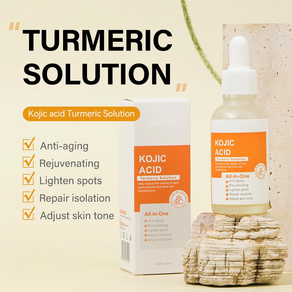 OEM Wholesale Kojic Acid Turmeric Serum, Whitening Skin, Anti-Acne, Facial Essence 276