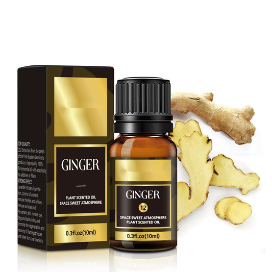 Natural Ginger Aromatherapy Essential Oil, Water-Soluble Essential Oils, Humidifier Essential Oils 034
