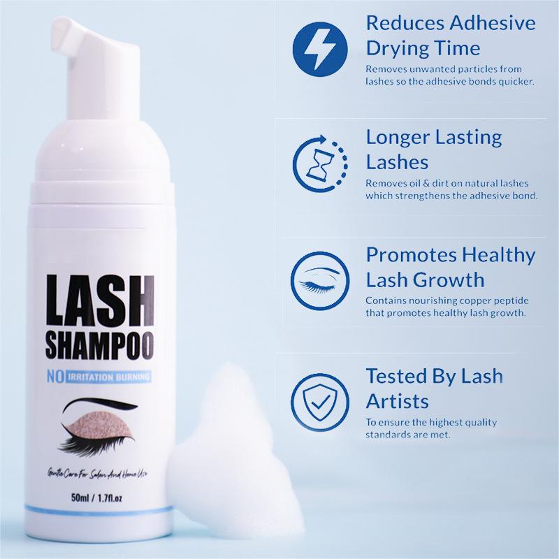 Wholesale Eyelash Cleaner, OEM Cusotmized Eyelash Shampoo, Makeup Remover Foam Cleaning Mousse 413