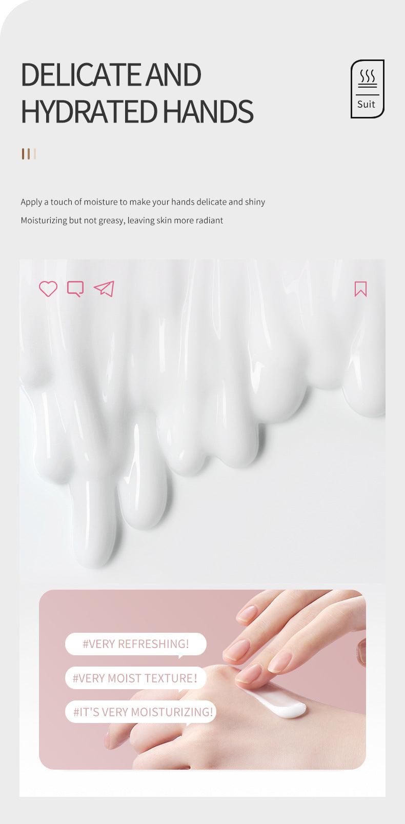 Wholesale Moisturizing and Tender Strawberry Hand Cream, Private Label Hand Cream Manufacturer 431