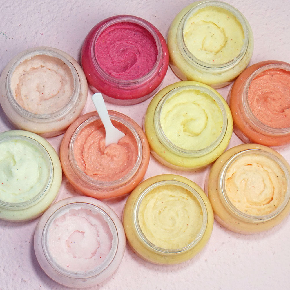 OEM Customized Orange Carrot Marshmallow Fruit Scrub, Softening Cuticles, Body Massage, Cleansing Bath Salt Scrub 120